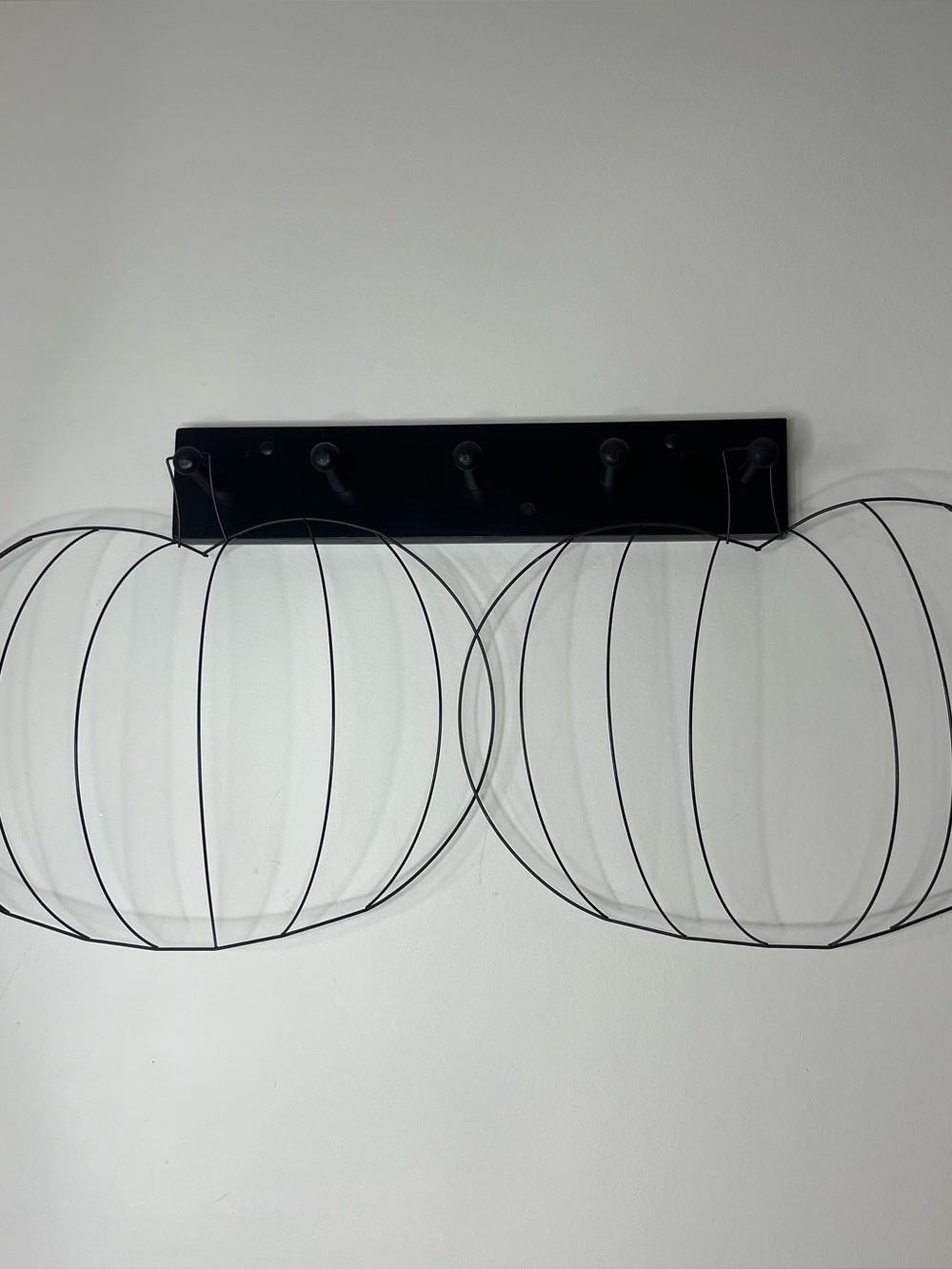 Set of Two Wire Pumpkin Frames